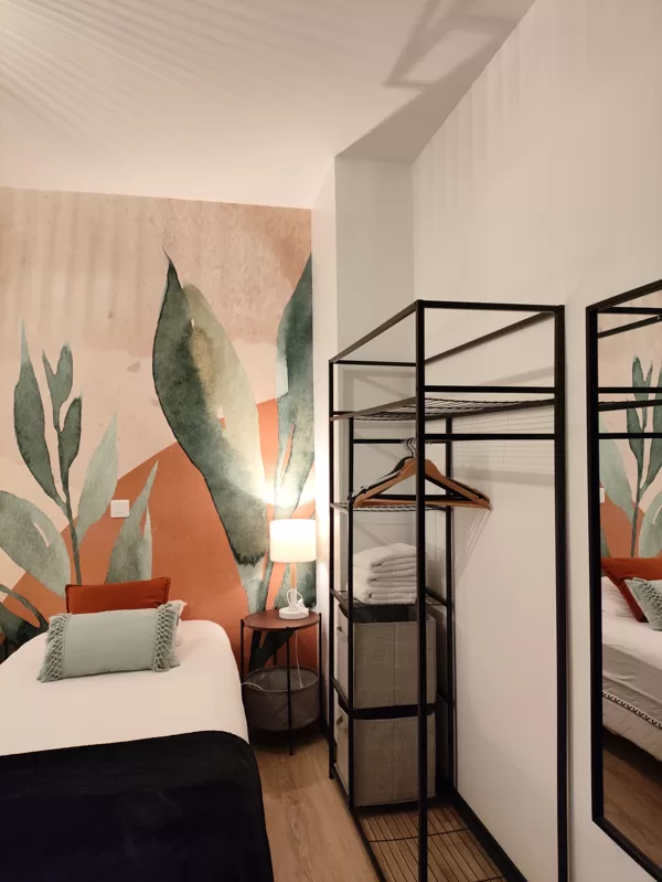 Chambre N°3. (Deux lits simples)